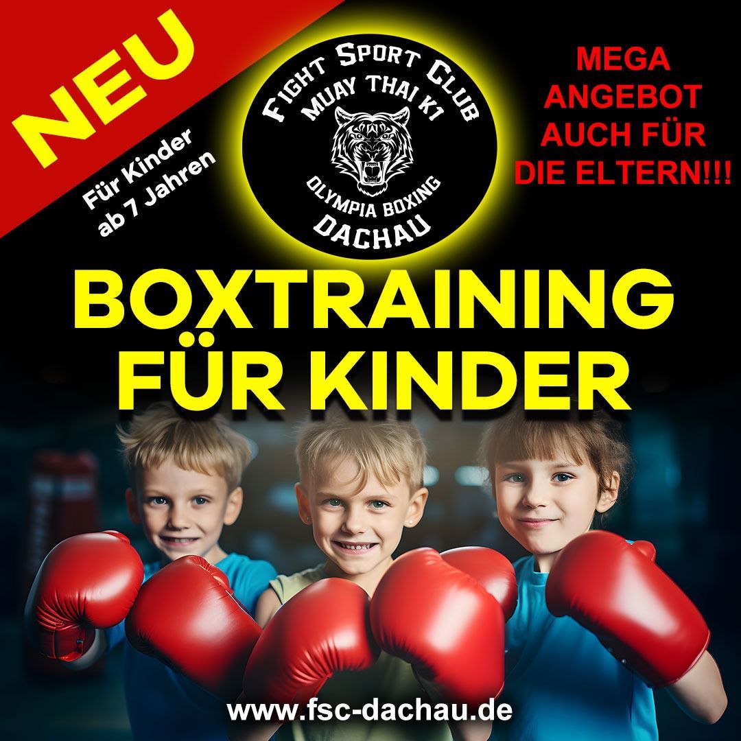 FSC Dachau: Boxtraining für Kinder ab 7 Jahren